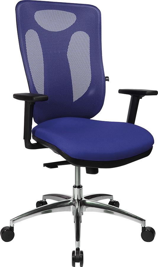 Scaun pivotant de birou model NetPro 100, negru, spatar 650 mm, TOPSTAR - sefira.ro