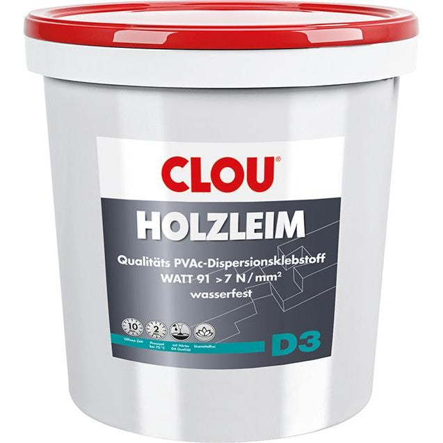 Adeziv pentru lemn CLOU D3 10 kg PVAc adeziv pentru lemn rezistent la caldura WATT91 - sefira.ro