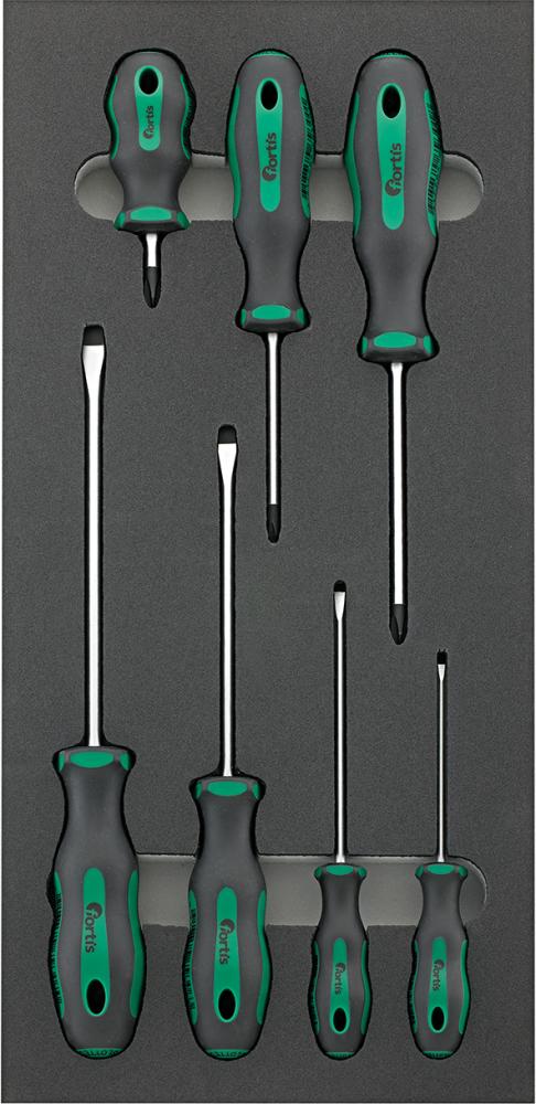 Dulap cu scule mobil 7 sertare, 116 buc, FORTIS - sefira.ro