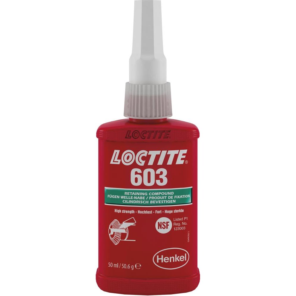 Adeziv pentru fixare LOCTITE 603, cu rezistenta mare, 50 ml, HENKEL - sefira.ro