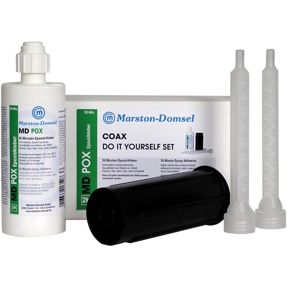 Adeziv epoxidic MD-Pox 30 min 1:1 seringă dublă 150g - sefira.ro