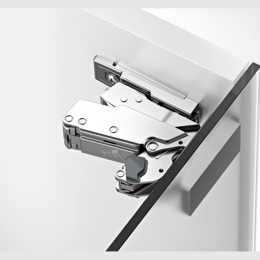 Carcasa pentru balama aplicata Sensys pentru aplicatii pe sticla, zincat, 28 x 59 mm, HETTICH - sefira.ro