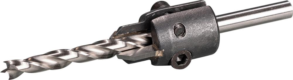 Adancitor reglabil 3-7mm, pentru lemn, HW, parte activa 15mm, lungime toatala 32 mm, FORTIS - sefira.ro