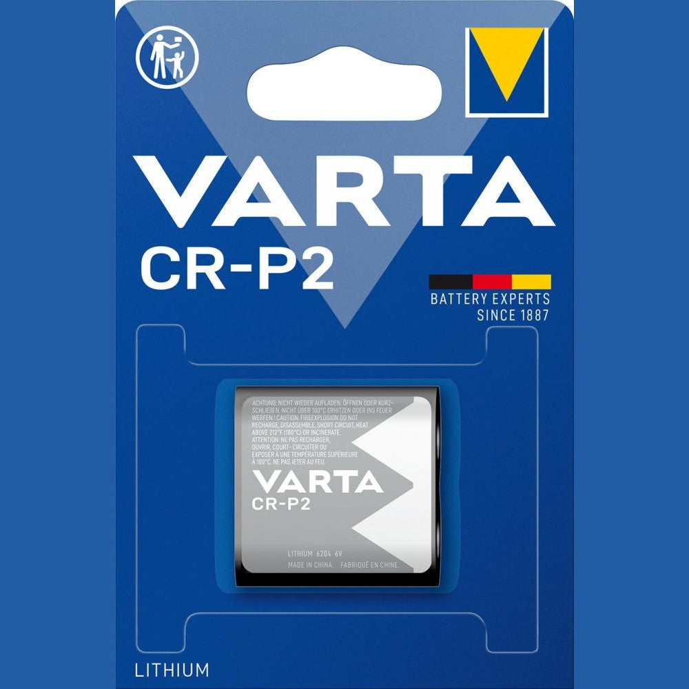 Baterie Lithium CR-P2, 6.0V, ambalat individual in blister, VARTA - sefira.ro
