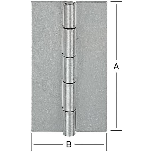 Balama ingusta pentru usi DIN 7954 A, 60 x 34 x 1.4 mm, neperforata, VORMANN - sefira.ro