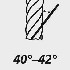 Freza din carbura monobloc, lunga, tip W, coada HB, Ø 5mm, DIN6527, GUHRING - sefira.ro