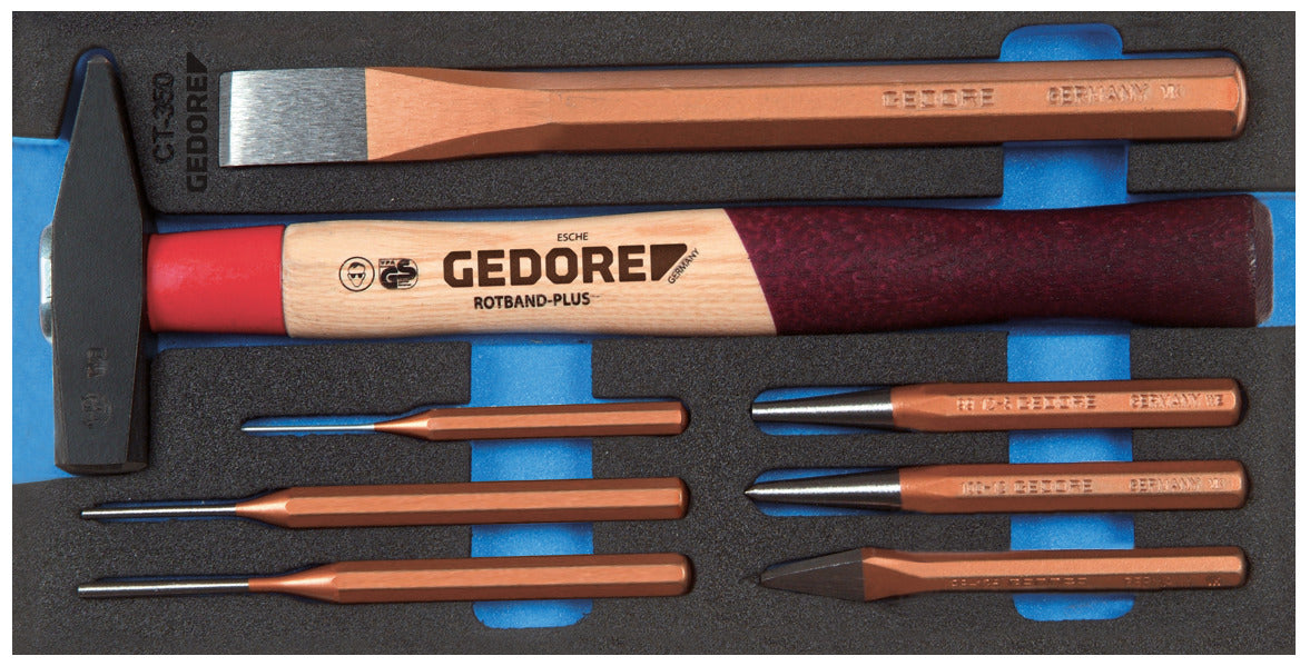 Set de scule 1/4' pentru motocicleta, 30 piese, GEDORE - sefira.ro