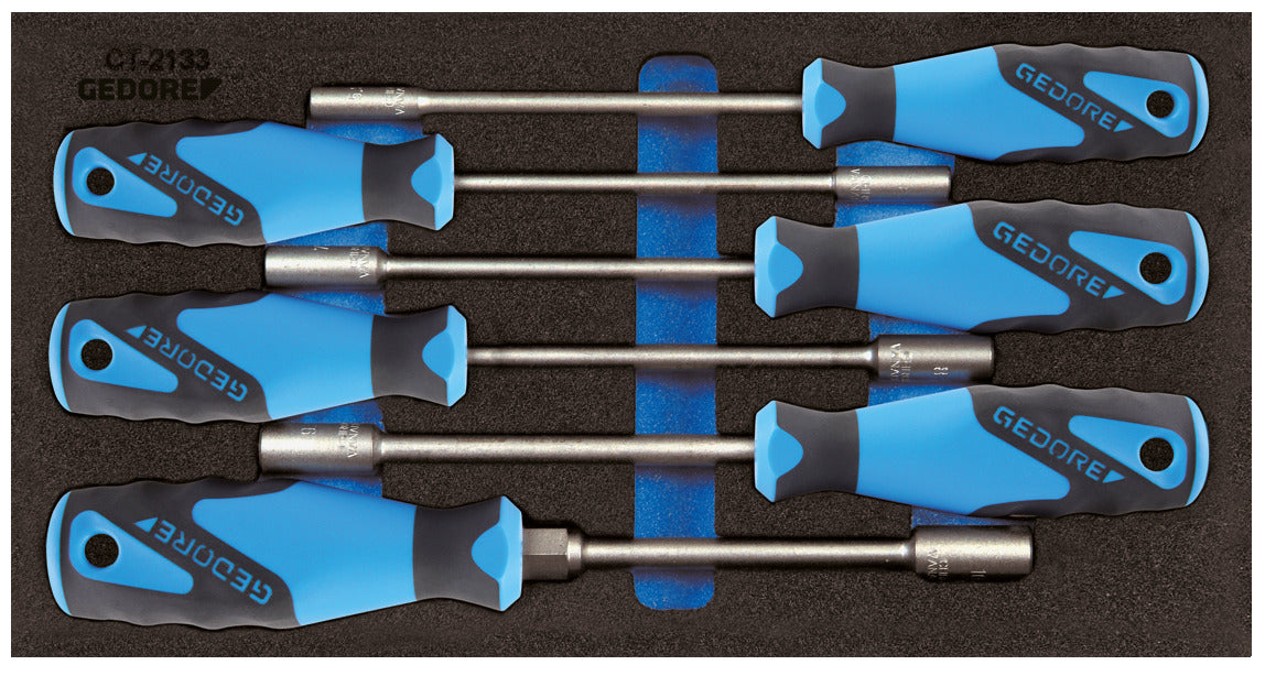 Set de scule 1/4' pentru motocicleta, 30 piese, GEDORE - sefira.ro