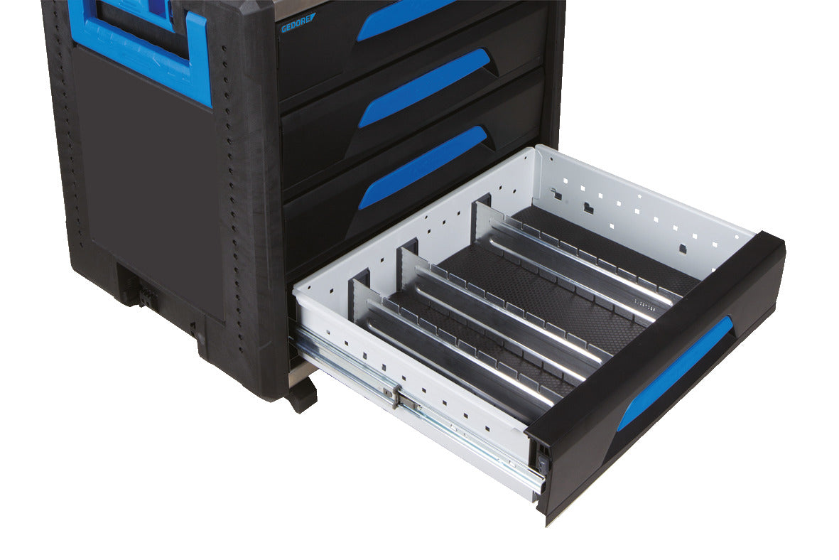 Set separatoare din tabla pentru sertare WorkMo B2+B3, 1110 WMT 23, GEDORE - sefira.ro