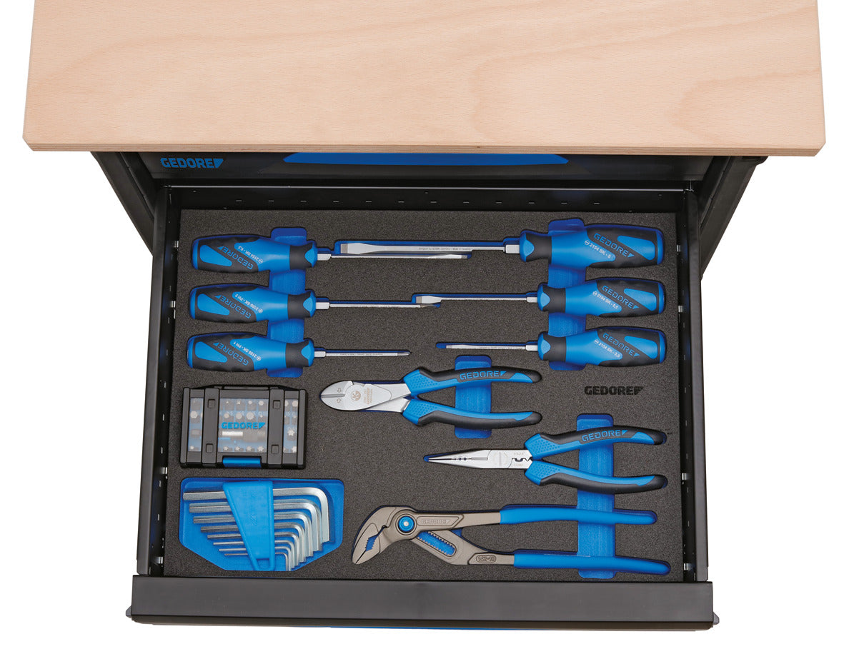 Set de scule 1/4' pentru motocicleta, 30 piese, GEDORE - sefira.ro