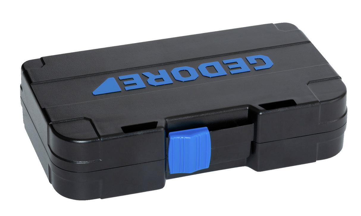 Set tubulare 1/4" cu prindere bit, pentru masina, 7; 8; 10; 12; 13; 3/8", 6 piese, Nr. 666-006, GEDORE - sefira.ro