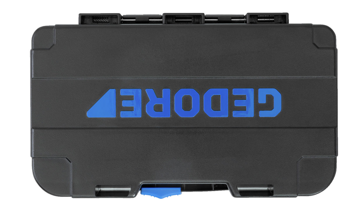 Set tubulare 1/4" cu prindere bit, pentru masina, 7; 8; 10; 12; 13; 3/8", 6 piese, Nr. 666-006, GEDORE - sefira.ro