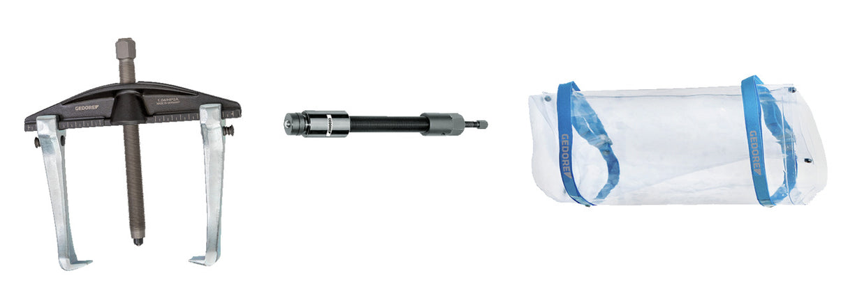 Extractor universal cu 2 brate si blocator HIGH POWER, 200x150 mm, 1.04/HP2A-B, GEDORE - sefira.ro