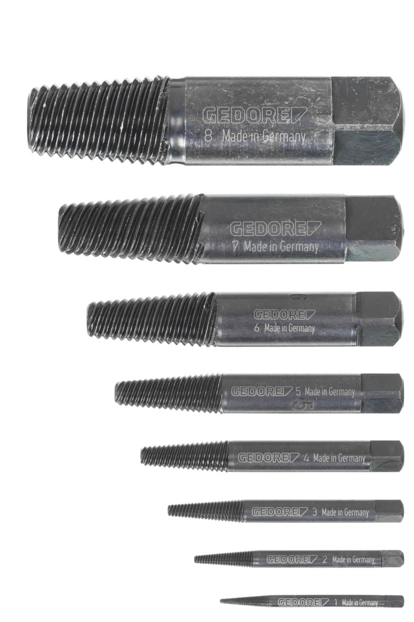 Set surubelnita si biti pentru suruburi blocate, cu clichet, 6 piese, R38004006, GEDORE RED - sefira.ro