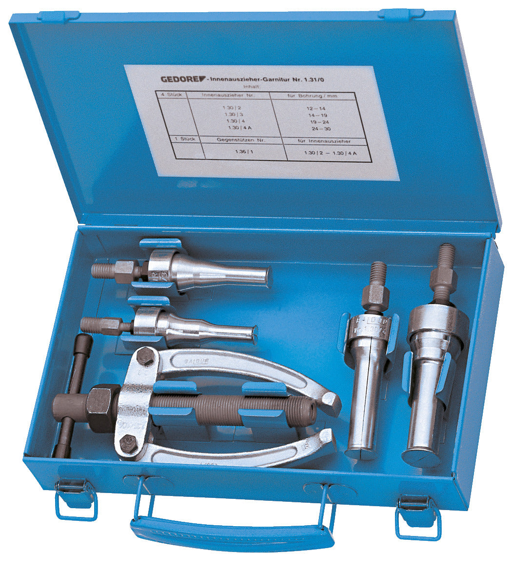 Extractor universal cu 2 brate si blocator HIGH POWER, 200x150 mm, 1.04/HP2A-B, GEDORE - sefira.ro