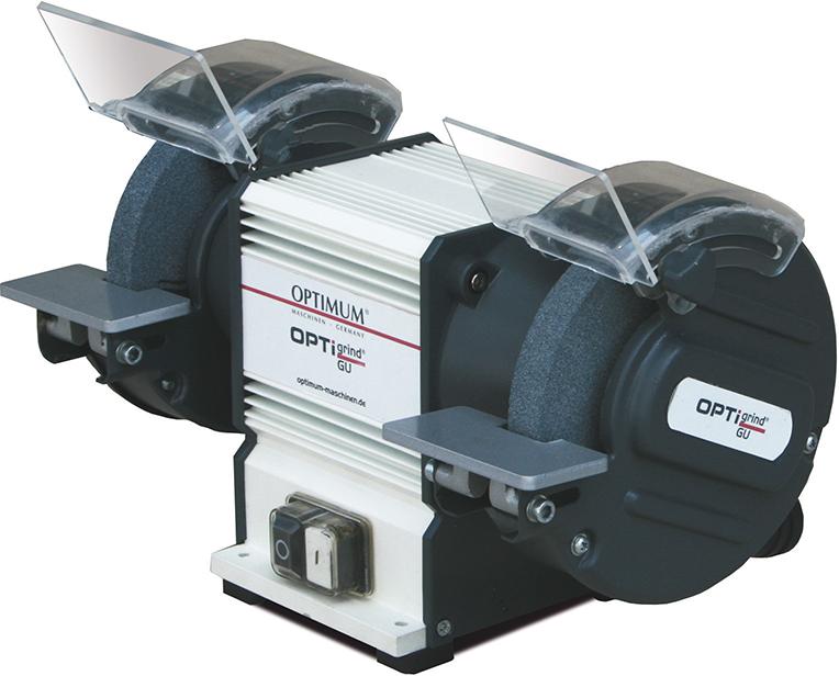 Polizor dublu de banc GU 15, 230 V, 450 W, discuri Ø 150 mm, OPTIMUM - sefira.ro