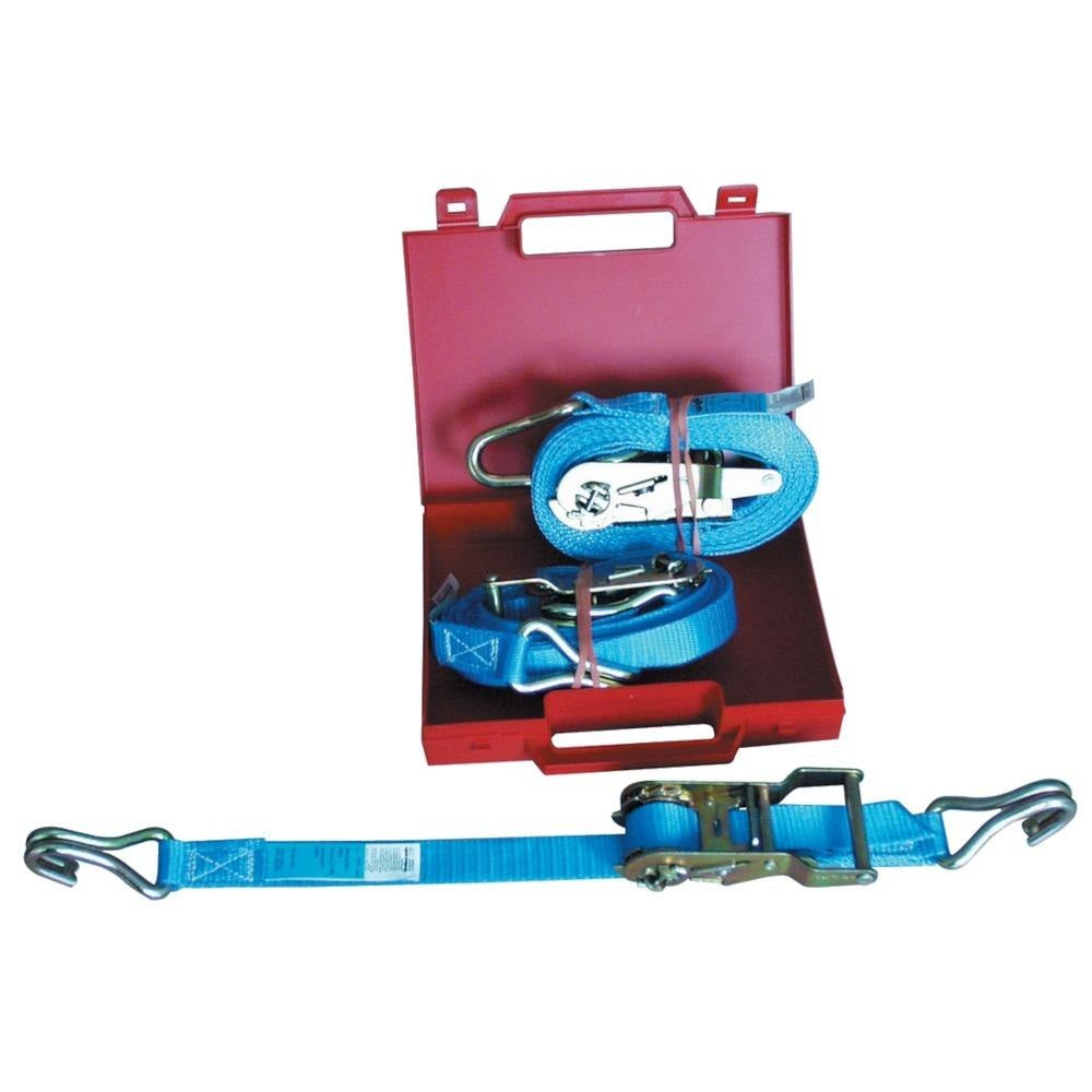 Set de fixare a incarcaturii tip 2, 2 chingi cu latime 25 mm, lungime 5 m, 500 daN - sefira.ro