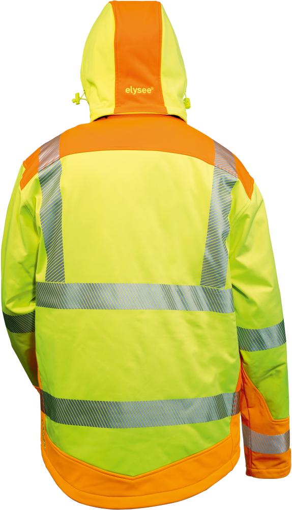 Jacheta reflectorizanta Softshell Rickmer, marimea S, galben/portocaliu, ELYSEE - sefira.ro