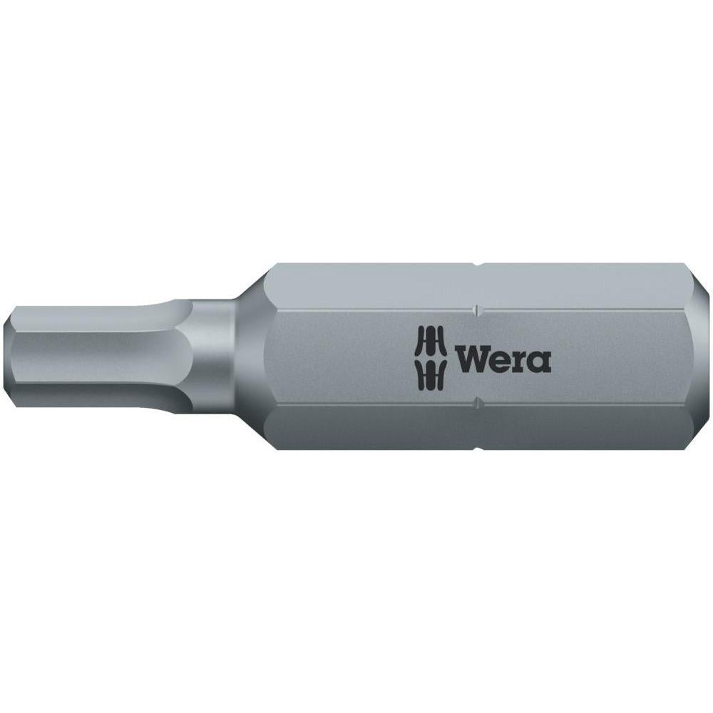 Bit dur 5/16" pentru suruburi cu antrenare 6 canturi, 3x30mm, DIN3126 C8, 05057505001, WERA - sefira.ro