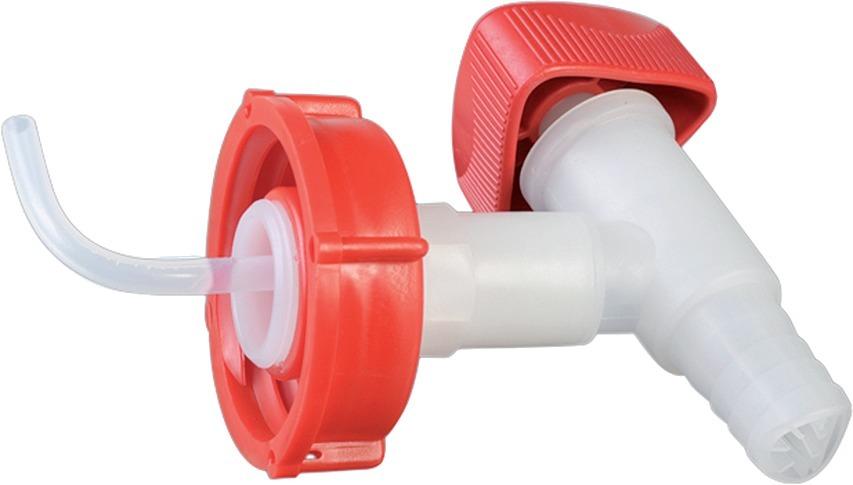 Robinet de evacuare cu capac cu filet, DIN 50, 0.4 bar, pentru canistra de 5 si 10 litri, 550400, HUNERSDORFF - sefira.ro