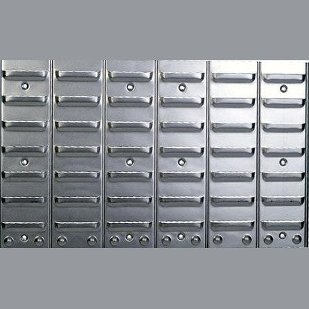 Perete metalic cu fante pentru cutia de depozitare cu deschidere frontala, dimensiunea 1 - 4, 630 x 15 x 380 mm, 375000, HUNERSDORFF - sefira.ro