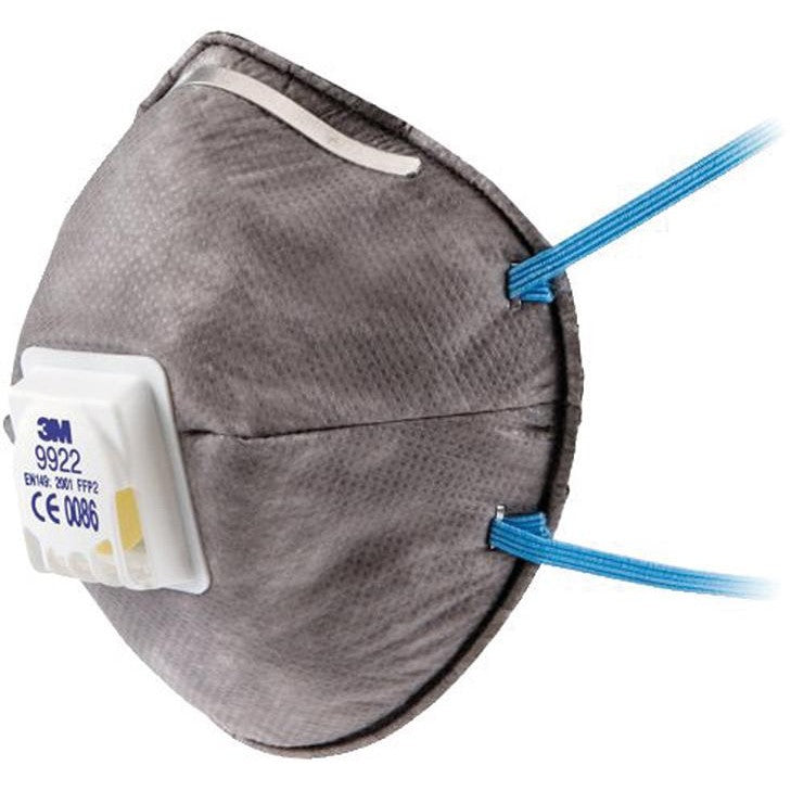 Masca speciala pentru gaze si vapori 9922, FFP2 NR D, 3M - sefira.ro