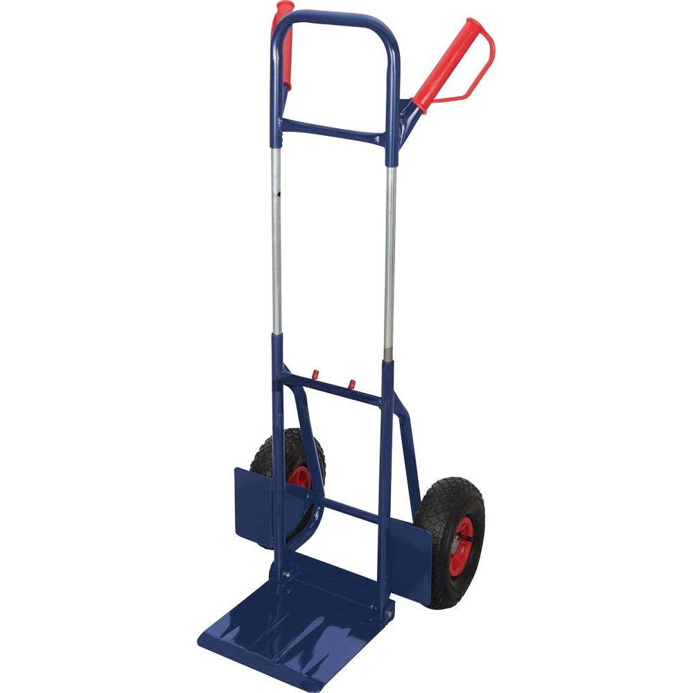 Carucior de transport din otel tubular, 200 kg, pliabil si rabatabil, talpa 290 x 290 mm - sefira.ro