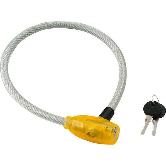 Lacat cu cablu extra gros de otel 330, Ø 12mm, 65 cm, cu 2 chei, BURG WACHTER - sefira.ro
