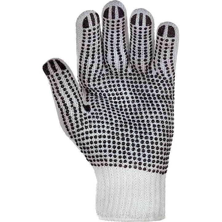 Manusi de protectie tricotate, cu buline antiderapante pe o parte, marime 9 - sefira.ro