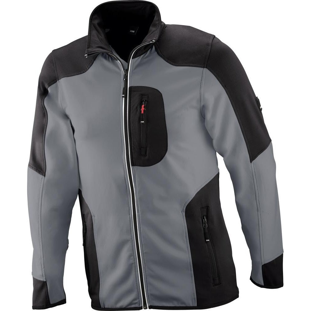 Jacheta fleece RALF, gri-negru, marimea M, FHB - sefira.ro