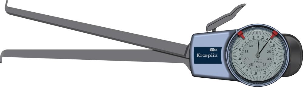 Palpator rapid de interior cu maner, 15-65mm, adancime 188mm, KROEPLIN - sefira.ro