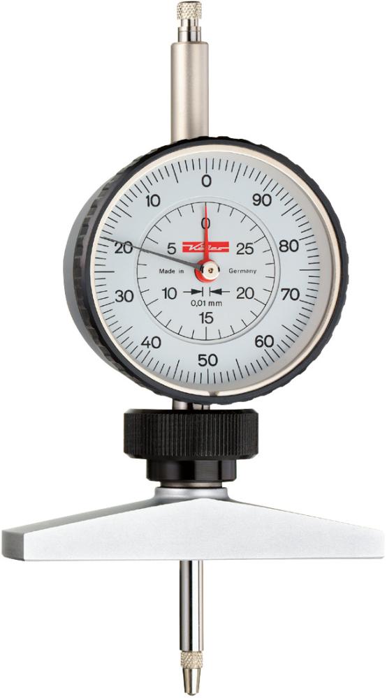 Ceas comparator de adancime, 0-10mm, scala 0.01mm, TM2, KAFER - sefira.ro