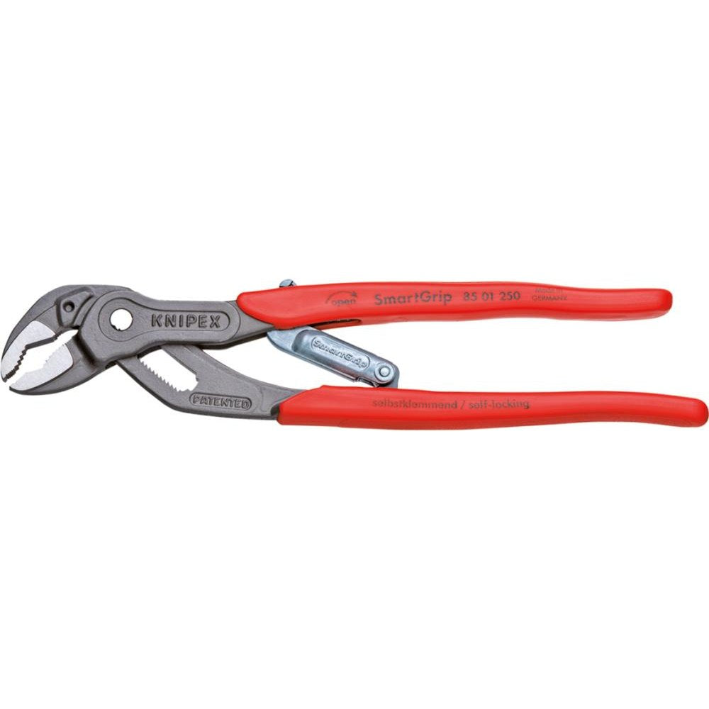 Cleste pentru instalatori SmartGrip®, 250mm, pentru tevi 1.1/4 inch, 85 01 250, KNIPEX - sefira.ro