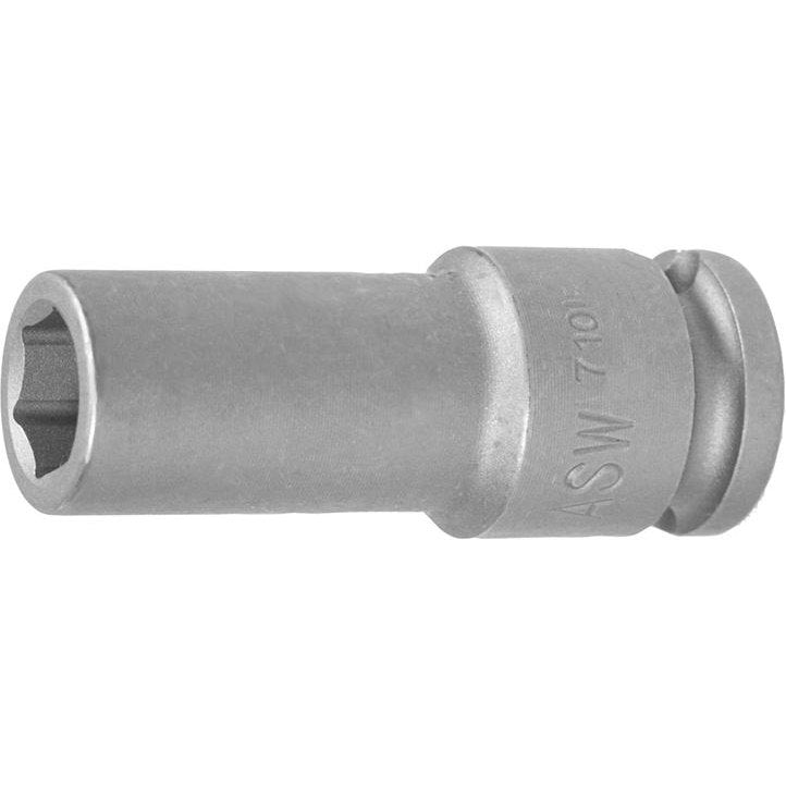 Cheie tubulara de impact 3/8", executie lunga, 10mm, DIN3129, 1000071052, ASW - sefira.ro