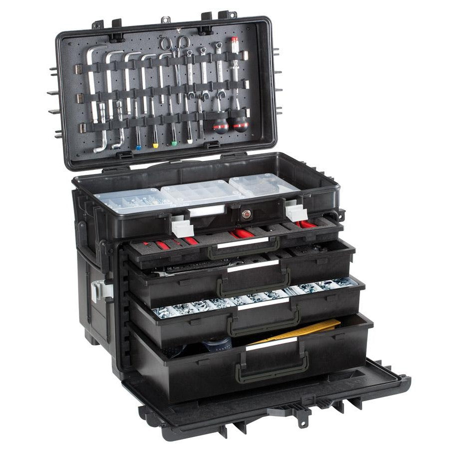 Geanta pentru scule, cu role, 100l, 581x381x455mm, GT LINE - sefira.ro