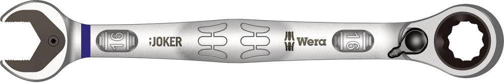 Cheie combinata cu clichet si comutator, JOKER switch, dimensiune 8 mm, lungime 144 mm, 05020064001, WERA - sefira.ro