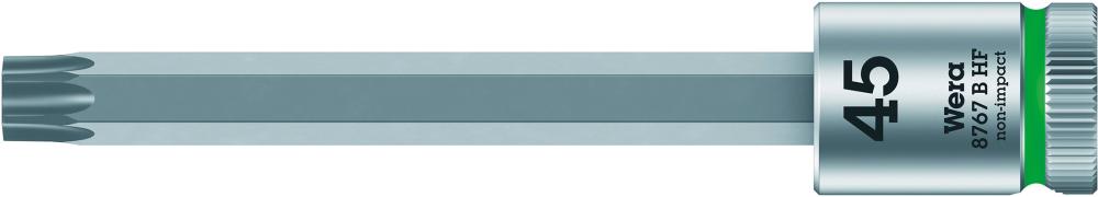 Cheie tubulara bit, Zyklop, 3/8", lunga, T25x107mm, pentru surub TORX, 05003063001, WERA - sefira.ro