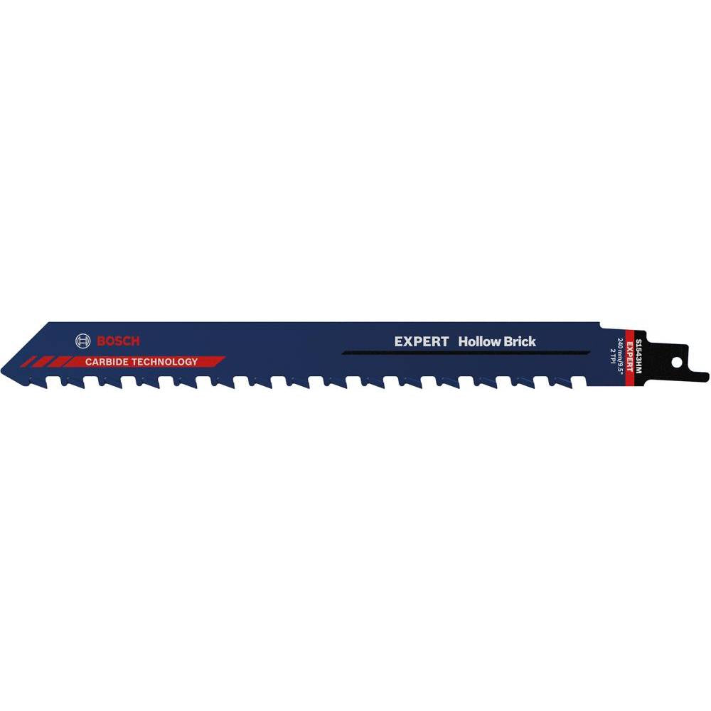 Panza pentru ferastrau sabie S 1543 HM, pentru caramida cu goluri, 240 mm, pas dantura 12.7 mm, 2608900414, BOSCH - sefira.ro