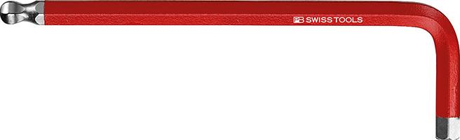 Cheie hexagonala, forma L, pentru surub interior 6 canturi, cap sferic, cod culoare, 1.5mm, lunga, SWISS TOOLS - sefira.ro