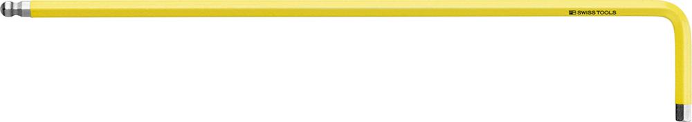 Cheie hexagonala pentru surub interior 6 canturi, cap bila, codare pe culori, 1.5 mm, SWISS TOOLS - sefira.ro