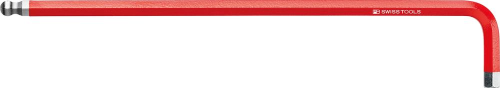 Cheie hexagonala pentru surub interior 6 canturi, cap bila, codare pe culori, 1.5 mm, SWISS TOOLS - sefira.ro