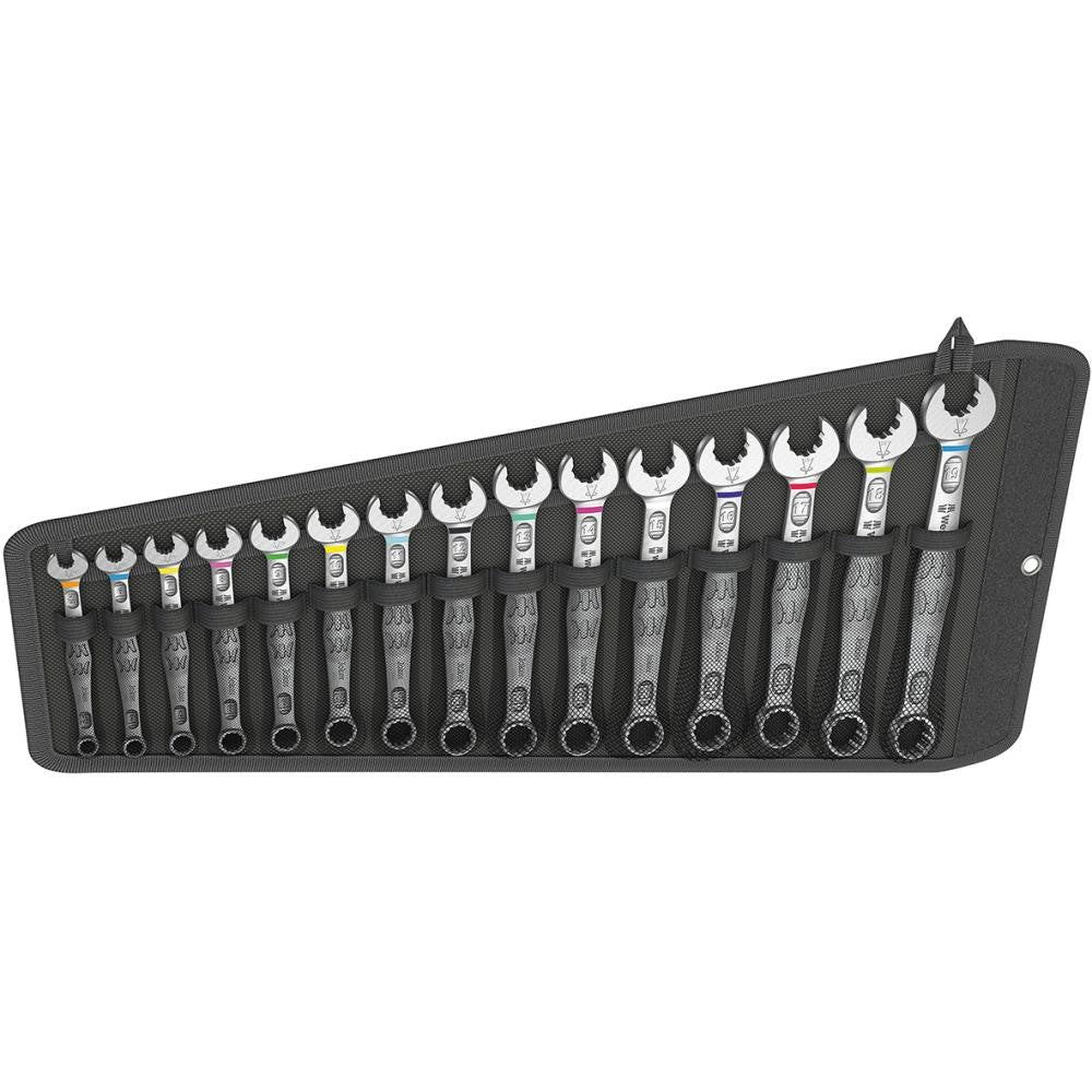 Ringmaulschlüssel-Satz Joker 5,5-19mm 15-teilig in Falttasche Wera - sefira.ro