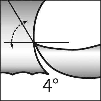Freza din carbura monobloc, stratificat DIVER-Signum, tip N, coada HB, Ø 5.7mm, DIN6527, GUHRING - sefira.ro