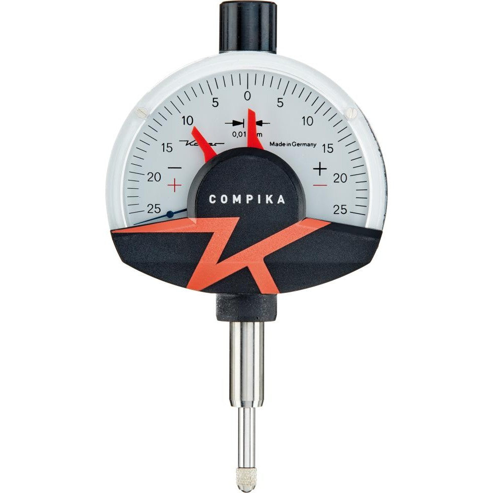 Ceas comparator de precizie COMPIKA, 0-0.1mm, citire 0.001mm, Ø 62mm, KAFER - sefira.ro