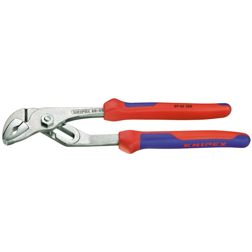 Cleste pentru instalatori, cromat, 250 mm, manere bicomponent, 89 05 250, KNIPEX - sefira.ro