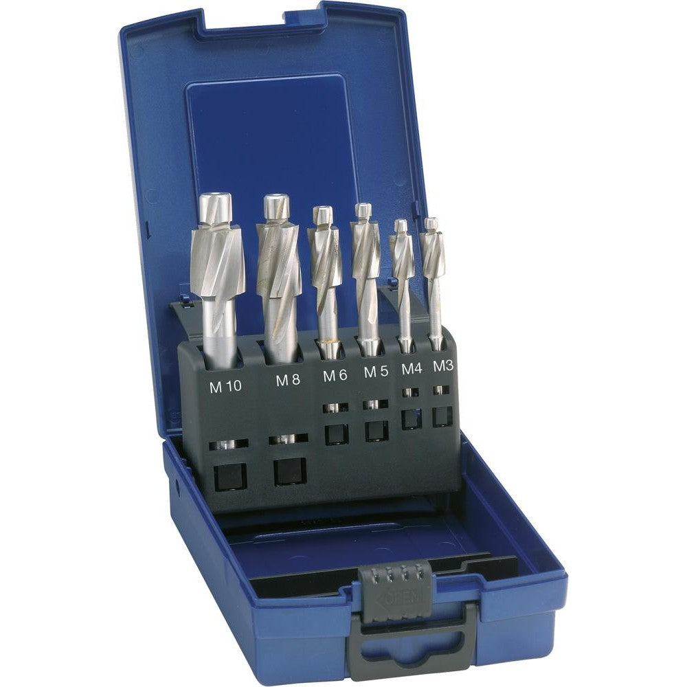 Set lamatoare HSS pentru gaura de trecere, M3-M10, 6buc, DIN373 F, FORUM - sefira.ro