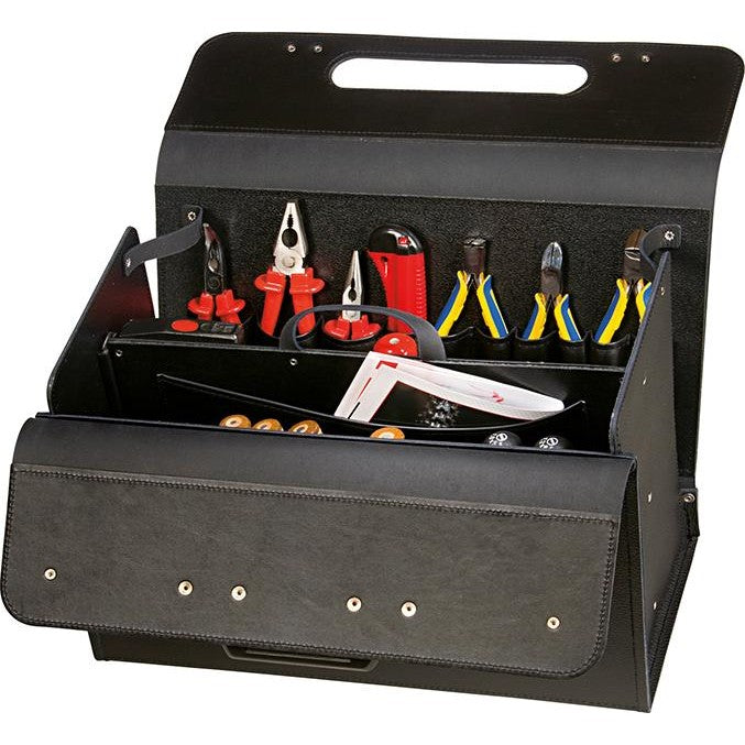 Geanta pentru scule, din piele, 24l, 410x190x310mm, FORUM - sefira.ro