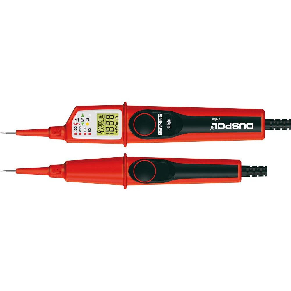 Tester de tensiune DUSPOL® digital, 1-1000AC, 1-1200DC, IP65, BENNING - sefira.ro