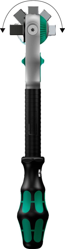 Antrenor cu clichet 1/2", Zyklop Speed, 72 dinti, 277 mm, unghi 5°, 05003600001, WERA - sefira.ro