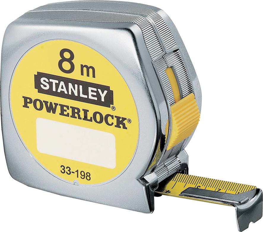 Ruleta de precizie POWERLOCK®, 5m, latime 19mm, STANLEY - sefira.ro